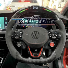 Volkswagen Golf/Polo/ Scirocco MK8 GTI / R LED Carbon Fibre Steering Wheel
