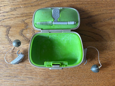 Phonak Audéo V-10 Hearing Aids Silver Used VGC Battery Powered