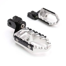 For Kawasaki Ninja 1000 SX 12-13  Front Wide Foot Pegs 25mm Lower Silver