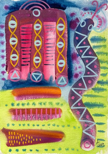 Original illustration paper - original,