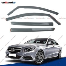 Window Visor Wind Deflectors For Mercedes E-Class W212 4 Door Saloon 2009-2016