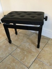 Adjustable Piano Stool - Black