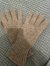 Timberland Thinsulate Thermal Insulation Knitted Gloves Mens S/M Brown Beige
