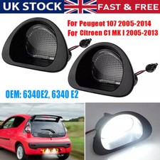 Led licence number - 2x, plate