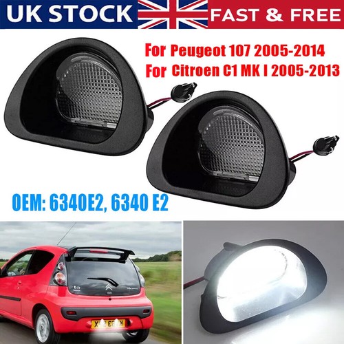 Led licence number plate - 2x,