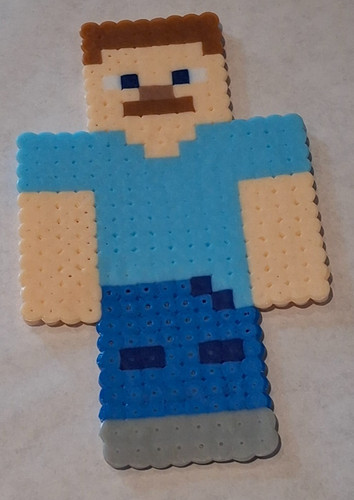 Perler beads steve - perler,