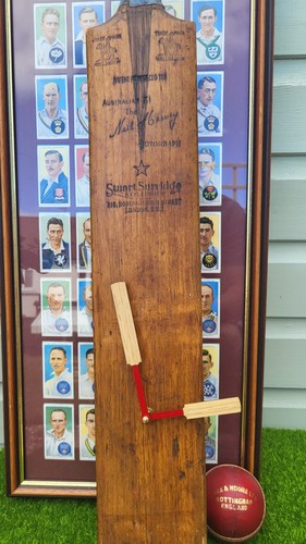 Vintage cricket bat - vintage, with