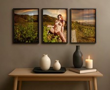 Female NUDES Framed Landscape
