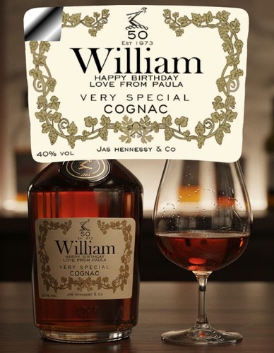 Personalised hennessy cognac - personalised,