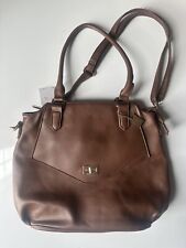 L.CREDI Large Brown Handbag
