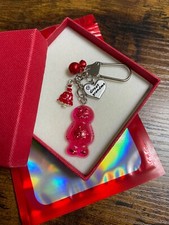 Christmas RED Glitter Jelly Baby Ket Charm Gift For Anyone Gift Boxed Or Bag