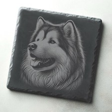 Alaskan Malamute Dog Engraved