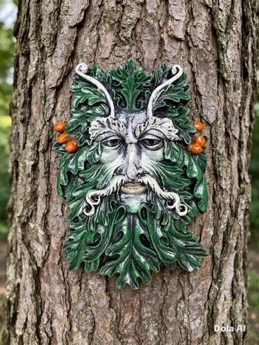 Oak green man the woods - of,