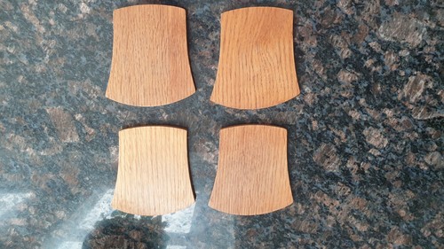 Denby wooden coasters set 4 - wooden,