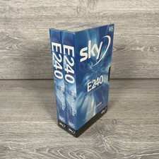 2 x SKY E240 Blank VHS Video