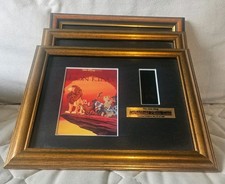 3x THE LION KING Original 1994 Film Cell Memorabilia