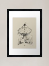 Large Telescope Framed Art