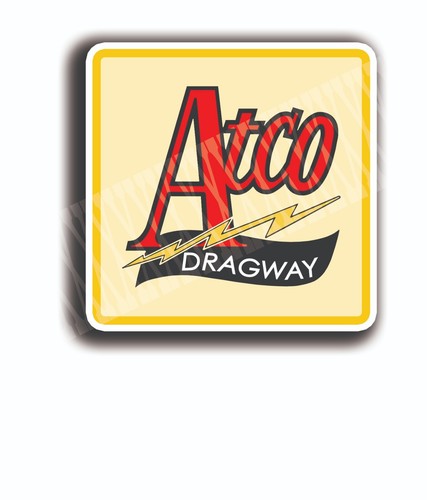 Atco dragway decal sticker - dragway,