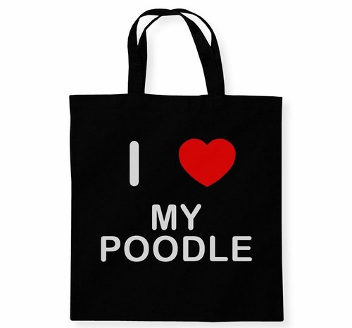 Poodle love tote - my,