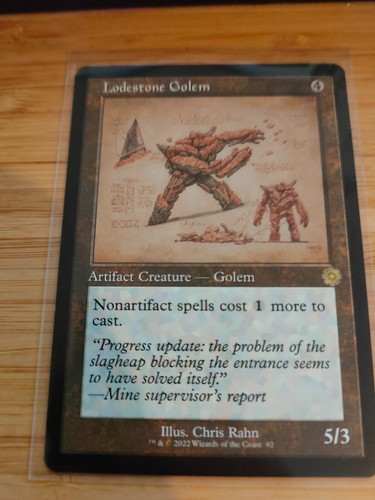 Mtg lodestone golem schematic - mtg,