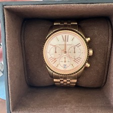 Michael Kors MK5556 Lexington Rose Gold Stainless Steel Bracelet Women Watch