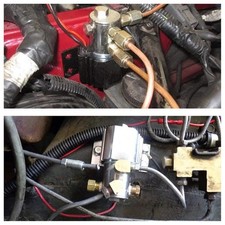 ⁺Black Front Brake Line Lock