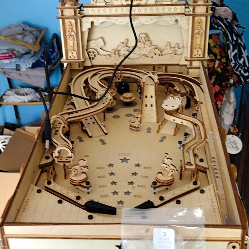 Rokr wooden tabletop bagatelle - tabletop,