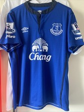 Everton Match Worn Shirt Chris Long Brisbane Roar Player Issue A-League 2014/15