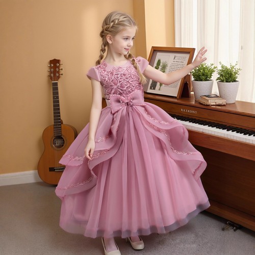 Christmas party ball gown kids - christmas,