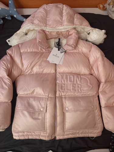 Moncler girls bomber jacket - girls',