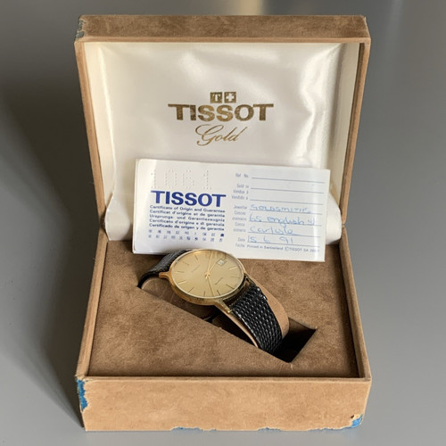 Tissot gold men quartz - tissot,