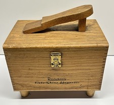 Vintage Ronson Roto-Shine Magnetic Electric Shoe Polisher Set With Accessories 