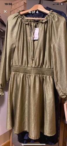 Gold next dress tunic - next,