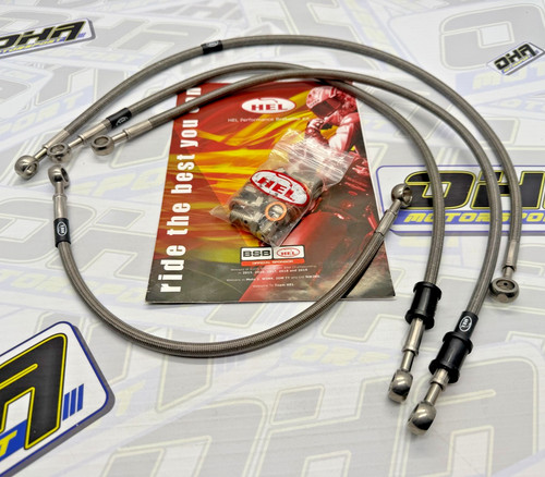Hel stainless braided front - stainless, &