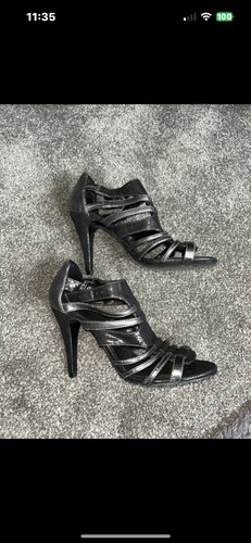 Black latin dance - black, shoes