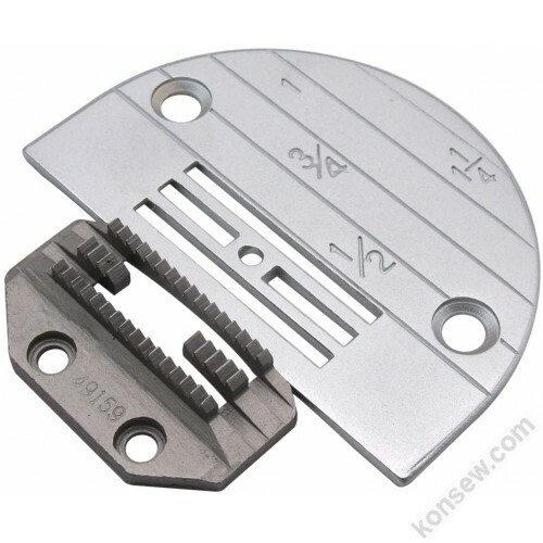 Needle plate e18 and - needle, dog