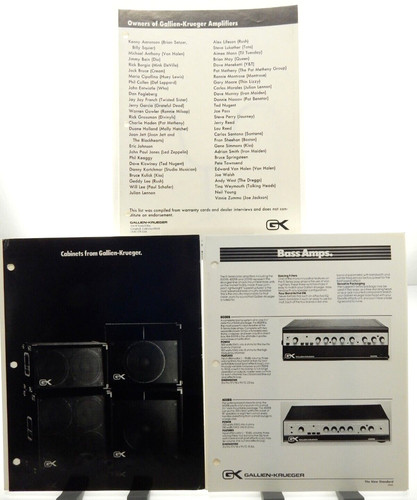 Gallien krueger 1980s90s - gallien,