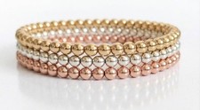 Set of 3 Mixed Metal Stacking
