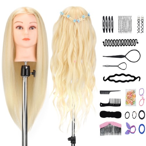 100 real hair training head - hair,