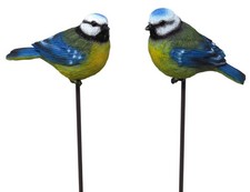 Blue Tit Bird Garden Stake