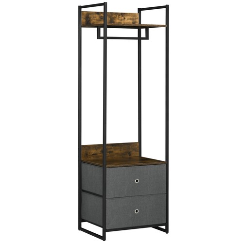 Homcom clothes rail metal - homcom,