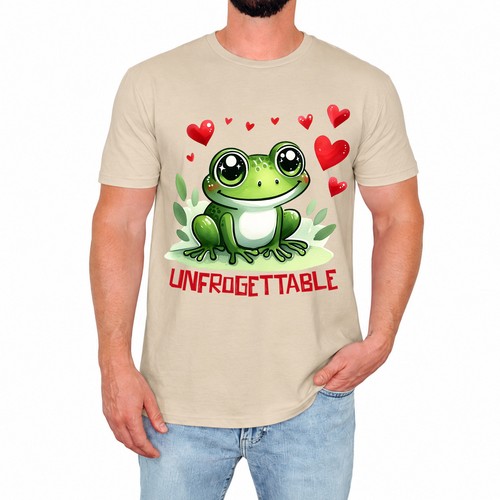 Cute frog mens shirt - frog,