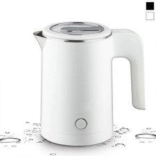 Small Electric Kettles Stainless Steel for Boiling Water, 0.5L Portable Teapot
