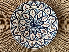 Genuine Moroccan Ceramic Plate