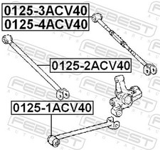 For febest 0125 - 0125-4acv40, rear