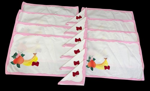 Set placemats napkins - set, 8