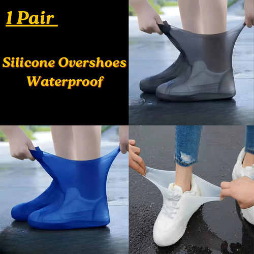 Silicone overshoes waterproof - overshoes,