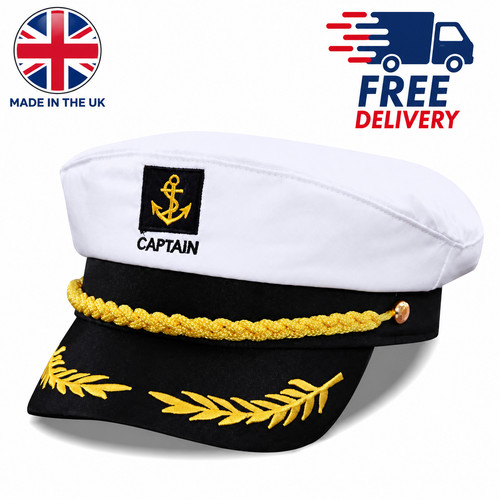 Navy captain hat - navy,
