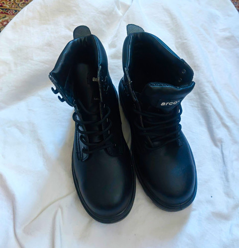 Arco safety work boots black - arco,