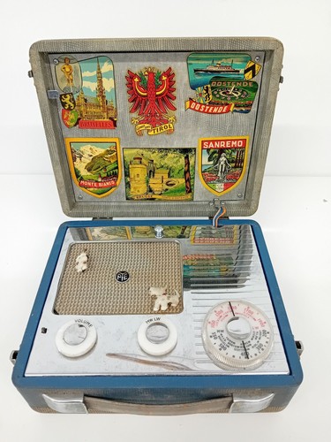 Pie vintage tube radio 1950s - tube,